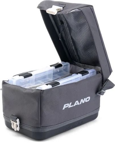 PLANO Weekend EU 3700 SoftSider Angelbox - Praktisch und Kompakt - Kompakte Angelbox für Süßwasserfischer, ideal für die Aufbewahrung von Zubehör. Maße: 17x28x16 cm, perfekt für den mobilen Einsatz.