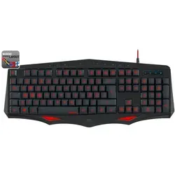 LAMIA Gaming Tastatur Schwarz Nordic Layout - Schwarz