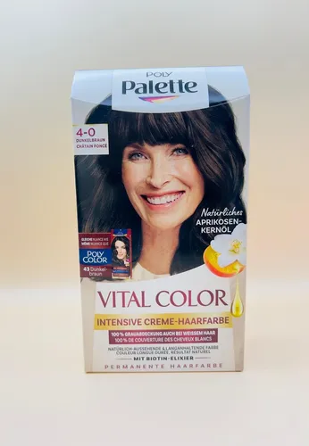 Poly Palette Vital Color Intensive Creme-Haarfarbe 4-0 Dunkelbraun 1 St
