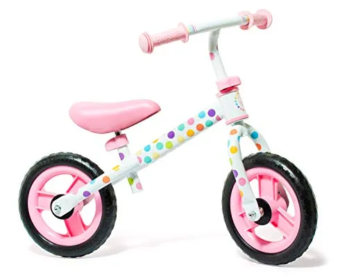 Fahrrad ohne Pedale, rosa