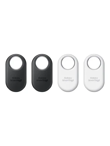 SAMSUNG Galaxy SmartTag2 EI-T5600 - 4er-Pack Bluetooth-Tracker, IP67 staub- und wassergeschützt, ideal zum Wiederfinden von Schlüsseln und Wertgegenständen