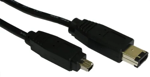 Firewire IEEE 1394 4 Polig Zum 6 Polig Kabel DV-Out Camcorder Anschlusskabel 1 m [1 Meter/1m]