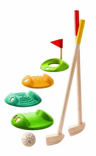 Plantoys Spiel Mini-Golf Komplettset
