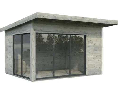Gartenhaus Palmako Andrea 11,2 m² Schiebetür Isolierglas inkl. Fußboden 434 x 40