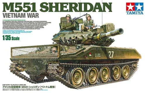 TAMIYA 1/35 M551 Sheridan Vietnam War Bausatz von Tamiya