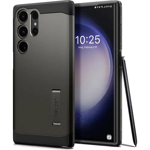Spigen Tough Armor für Samsung Galaxy S23 Ultra in grau von Spigen