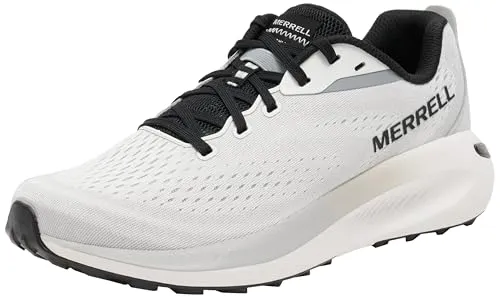 Merrell Morphlite ash/black 46 - Vielseitige Laufschuhe - Laufschuhe für Speed Hiking, Golf und Laufen mit atmungsaktivem Obermaterial und 100% recycelten Schnürsenkeln. Genießen Sie leichten Komfort und dauerhafte Traktion auf jedem Terrain.