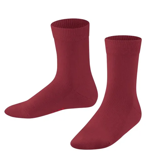 Falke Tagessocke Family (nachhaltiger Baumwoll-Komfort) weinrot Kinder - 1 Paar, Größe: 23-26