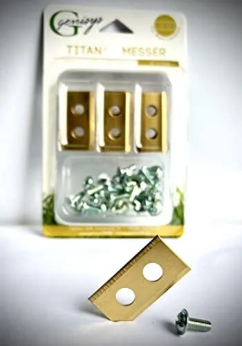Genisys 30 Titan Ersatz Messer Klingen kompatibel mit LANDROID Worx 2-Loch