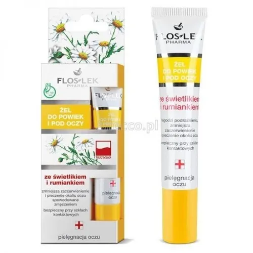 FLOS-LEK GEL MIT BLÜTE UND KAMILLE 15 ML