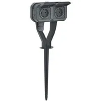 Legrand Plexo New Gartenpfahl 2-fach Steckdose von Legrand