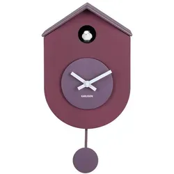 Karlsson Wanduhr Grato in Brombeere in pink von Karlsson