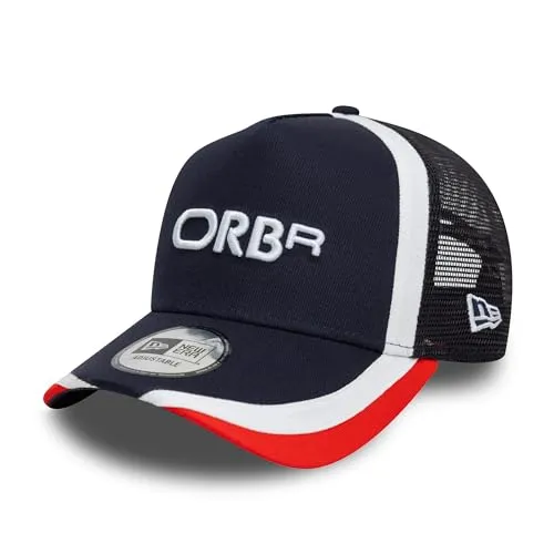 New Era A-Frame Snapback Trucker Cap - Retro Red Bull Racing - Stylische A-Frame Snapback mit Mesh-Rückenteil, ideal für Fans und perfekten Tragekomfort.