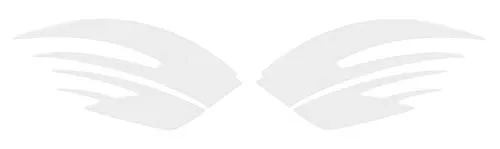 BIKE-label Seitentank Pad Motorrad Lackschutz Aufkleber Transparent 810018