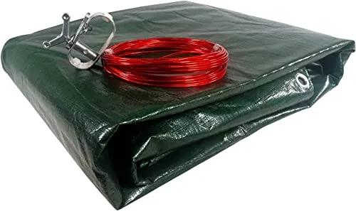 Winterabdeckplane Rundbecken 4.00 m - Premium Poolabdeckung aus gewebeverstärktem PEB, optimaler Frostschutz und langlebig für perfekten Schutz im Winter