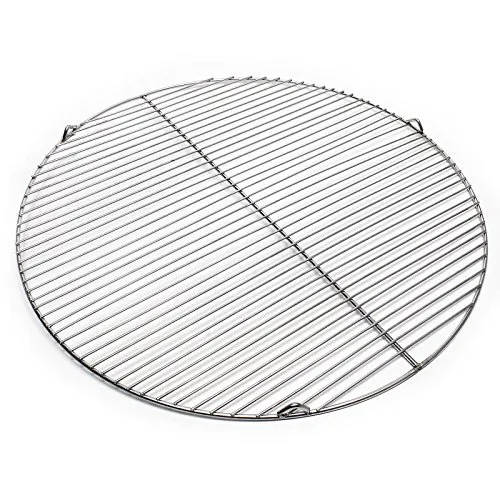 Edelstahl Grillrost rund 64,5 cm – rostfrei für alle Grillarten - Grillroste – Robuster Edelstahl für jahrelanges Grillvergnügen, perfekte Hitzeverteilung und leicht zu reinigen, ideal für Holzkohle-, Gas- und Schwenkgrills.