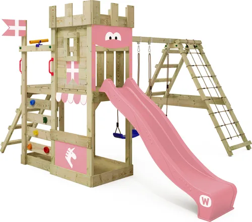 Wickey Spielturm Ritterburg DragonFlyer mit Schaukel & Rutsche