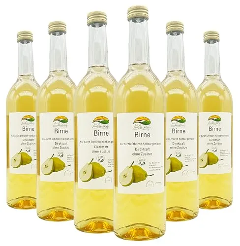 BLEICHHOF® Birnensaft Direktsaft, vegan (6x0,72l) - Säfte - Frischer, veganer Birnensaft aus direktem Presssaft, ideal für eine gesunde Erfrischung.