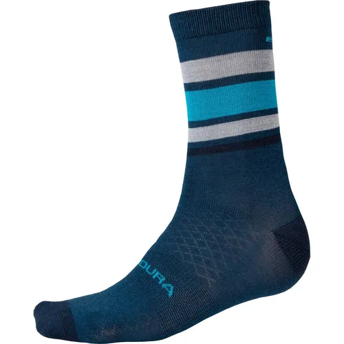 Endura Baabaa Merino Stripe Socken blaubeere L-XL