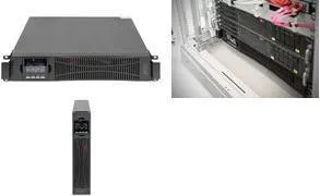 DIGITUS OnLine USV-System 1500 VA/1500 W - Doppelwandler - Unterbrechungsfreie Stromversorgung mit hoher Energieeffizienz, Hot-Swap-fähigen Batterien und benutzerfreundlichem LCD-Display für einfache Installation und Wartung.