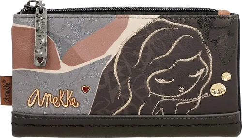 Anekke Dreamverse Heartbeat Large Wallet mit RFID-Blocker - Geldbörse mit durchdachter Innenausstattung, 8 Kreditkartenfächern und RFID-Blocker für sicheren Schutz. Ein stilvolles Accessoire, das Ihr Outfit aufwertet.