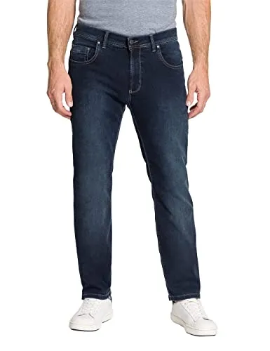 PIONEER AUTHENTIC JEANS Herren Freizeithose Rando | Männer Stoffhose | Regular Fit | Blue Denim/Washed Washed | Blue/Black Used 6688 6802 | 50W - 30L