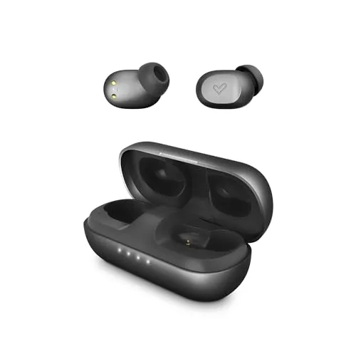 Energy Sistem True Wireless Urban 3 Graphit Kopfhörer (True Wireless, kompaktes Design, kabellose Ladehalle)