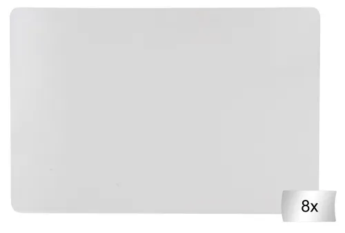 Tischsets Weiß von Home4You