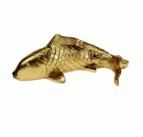 Wand Deko Fisch gold Figur 24cm in gold von Werner Voß