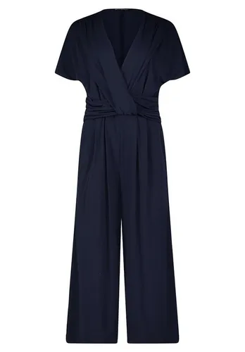Betty Barclay Overall Jumpsuit gewickelt - Gerade blau 36 - Eleganter Jumpsuit in Dark Sky, aus 95% Polyester und 5% Elasthan für perfekten Sitz und Komfort. Ideal für besondere Anlässe oder den Alltag.