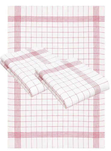 Betz Geschirrtuch 3er Set 50 x 68 cm Halbleinen Geschirrtücher MCT-12 HL, (3 er Set, 3-tlg., 3 Geschirrtücher 50x68 cm), Geschirrhandtuch Gläsertuch Jacquard Gläsertücher Küchentuch Handtuch