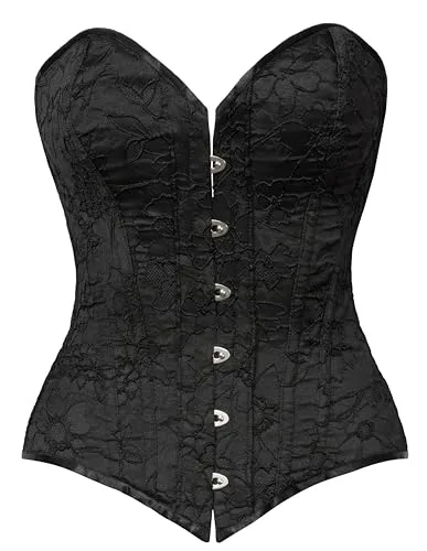 Cottelli Party Damen Corsage Schwarz XL