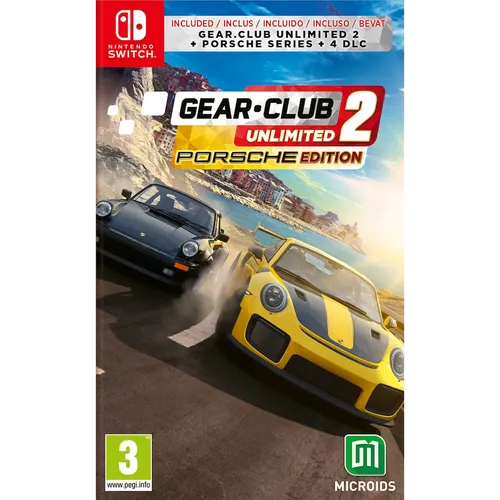 Gear.Club Unlimited 2 - Porsche Edition für Nintendo Switch - Rennspiel mit original Porsche-Fahrzeugen, ideal für Motorsport-Fans und Spieler jeden Alters (PEGI 3)