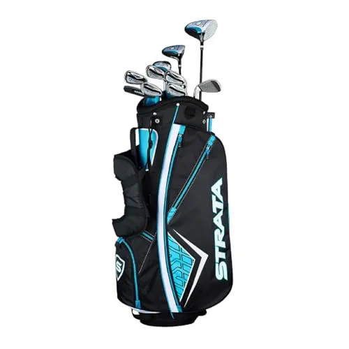 Strata Plus 14-teiliges Golfpaket-Komplettset, Teal