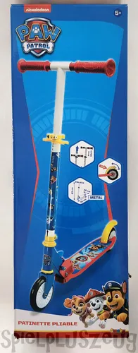 Smoby Paw Patrol 2-rädriger Roller für Kinder - Roller/Kickboards mit klappbarem Design, höhenverstellbarem Lenker und lautlosen Rollen für sicheres und unbeschwertes Fahrvergnügen.