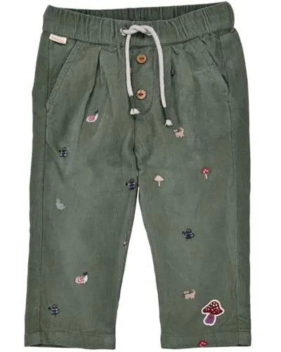 Bondi Baby Mädchen Cordhose Be Natur 86961 | Weiche Cordhose in Kiwi-Grün mit bequemen Bund – perfekt für kleine Abenteurerinnen im Alltag (DE/NL/SE/PL, Numerisch, 98, Kiwi)