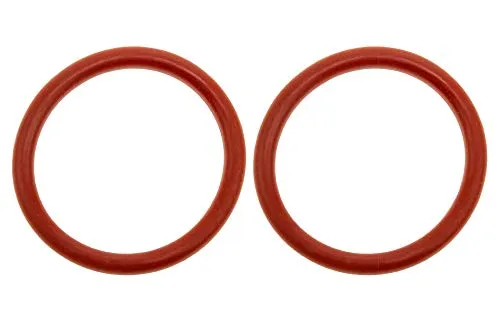 2x O-Ring 34,9x4,2mm kompatibel für DeLonghi Brühgruppen Brüheinheiten ECAM ESAM ETAM EAM EPAM Rot Silikon Dichtung Innen 34,9mm Außen