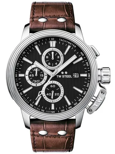 TW Steel 'CEO Adesso' Herren-Armbanduhr CE7005 - Armbanduhren für Herren mit kraftvollem Chronographenwerk, 10 ATM wasserdicht und inklusive luxuriöser Geschenkbox – perfekt für jeden Anlass.