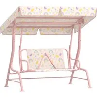 Aiyaplay Kinder Hollywoodschaukel, Rosa von AIYAPLAY