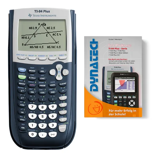 TI-84 Plus und Buch - Im Fokus: TI-83+/TI-84+ verständlich erklärt
