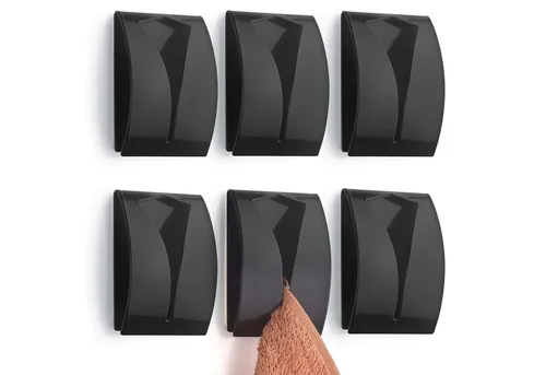 TECBULL Handtuchklemme Towel Clamp Handtuchhaken Edelstahl Handtuchhalter ohne Bohren, Geschirrtuchhalter, Küchentuchhalter, Spültuchhalter, selbstklebend