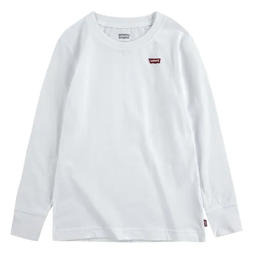 Levi's Kids l/s batwing chesthit tee Jungen Weiß 12 Jahre