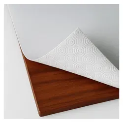 DecoHomeTextil Heimtextilmanufaktur Tischdecke Tischpolster Tischschoner Tischbelag Tischschutz Eckig Weiß 130 cm x 170 cm