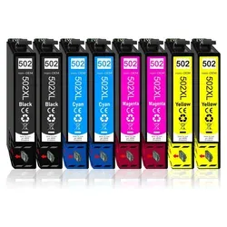 8er Pack Druckerpatronen 502 502XL kompatibel mit Epson XP-5150
