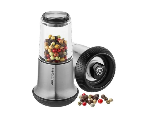Gefu Gewürzmühle X-Plosion - Stufenlos verstellbare Mahlstärke - Küchenhelfer mit 10.7 cm Höhe, aus Metall und Kunststoff, ideal für individuelle Gewürzmahlung und perfektes Aroma.