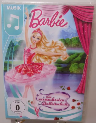 Barbie DVD Die verzauberten Ballettschuhe Trickfilm mit Musik Spaß Familie #T467