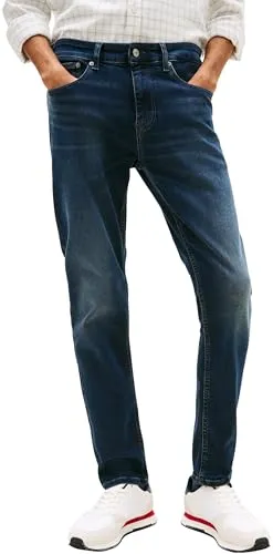 Tommy Jeans Herren Austin Slim Tprd Ai1264Dm0Dm21901 - Dunkelblau Denim - Stylische Slim Fit Jeans mit Five-Pocket-Styling, ideal für lässige Looks und komfortablen Sitz.