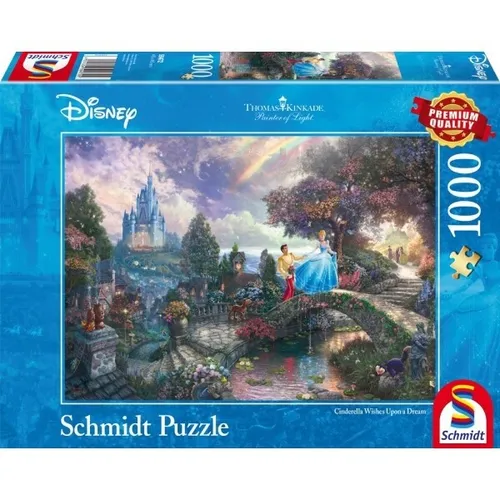 SCHMIDT SPIELE PUZZLE THOMAS KINKADE DISNEY CINDERELLA 1000 TEILE NEU