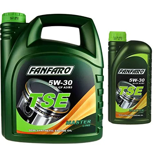 Liter OriginalFANFARO TSE 5W-30 API SL/CF Motoröl Engine Oil Öl 5