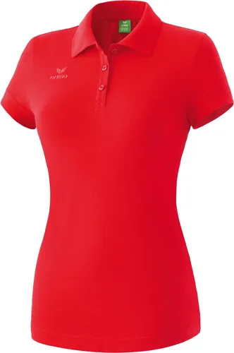 Erima Damen Teamsport Poloshirt (211352) - Rot, Größe 44 - Trainingsbekleidung mit bequemen Baumwollmix, optimaler Passform dank leichtem Stretch und klassischem Polo-Kragen für einen sportlich eleganten Look.